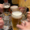 酒蔵 力 - 0次会だよ、全員集合～♪
(」ﾟДﾟ)」ﾊｰ  ﾋﾞﾊﾞﾉﾝﾉﾝ

それぞれの飲み物でカンパーイ♪
(*^^)o凵凵o(^^*)♪