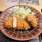 かつひろ - ロースかつとヒレかつ合盛り