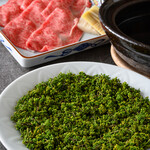 旬菜魚 藍 - 今年も花山椒と黑毛和牛のしゃぶしゃぶの御予約の時期になりましたよぉ～。