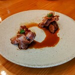 練馬 鳥長 新潟 - 宮崎親鶏モモ肉のたたき