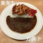 ガスト - 料理写真:うすカツブラックカレー