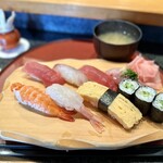 しほう田 - にぎり鮨ランチ…¥1,300円(税込)