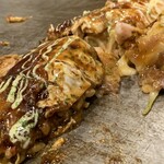 福太郎 - トリプル玉焼きの中