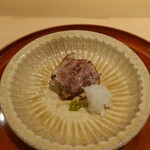 銀座 しのはら - 近江鴨玉鋼焼き