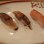 馳走や直 - 鯖と天然ぶり 天然でこの脂はすごい