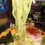 Raamenkagetsuarashi - もっちりツルツルなストレート太麺