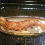 玉笑 - 【別な日】海老の味噌漬け焼き(1,050円)二尾で一人前です。