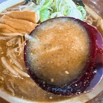 究極のにぼし味噌らーめん 人間ばんざい - 