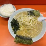 ラーメンショップ - ネギラーメン並+小ライス ¥800+¥150-