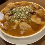 成龍萬寿山上海ラーメン - 水煮肉片　久しぶり