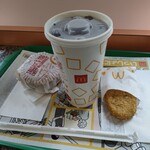 McDonald's - マックグリドルソーセージエッグセットドリンクL¥610