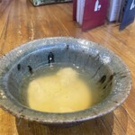 めしや コヤマパーキング - もちもち胡麻豆腐