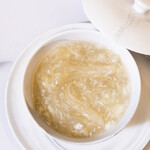 Shark fin soup with Unzen egg white (from 2 people)