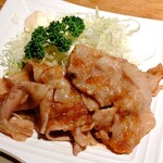 Hidamari - 生姜焼きのアップ