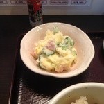 明峰庵 - 日替わり定食 ポテトサラダ