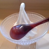 北新地五郎寿し - セットのソフトクリーム