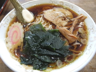 大村庵 - 叉焼・メンマ・わかめ・ナルト（’14.01）