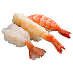 Three types of shrimp