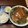 みつわ飯店 - 料理写真:角煮ラーメン＋小ライス