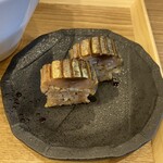 麺うら山 - 鮨うら山 特製 鯖の棒鮨 ２貫