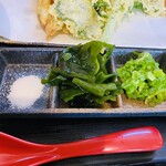 うどん屋 とき - 塩、ワカメ、ネギ
