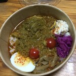 WAWATAKARA - スパイスチキンカレー かけた後