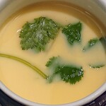 菊寿司 - 茅場町 菊寿司 ＠日本橋兜町 ランチ 特上バラちらしに付く茶碗蒸し