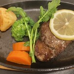 肉のふきあげ - プレミアムアンガスビーフステーキランチ（1738円税込）