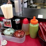 ラーメン 杉田家 - 卓上味変調味料１