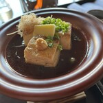 知客茶家 - 豆腐ステーキ(加熱調理前)
