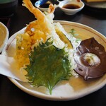 蕎麦 TOMBOW - 上天ぷらそばセット（天ぷら）