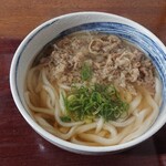 Ayauta Seimen - オリーブ牛肉うどん(*´ω｀*)