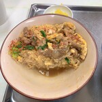 大衆食堂ちとせ - 他人丼断層(真上)