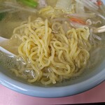 下総屋 - タンメンの麺