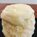 こひる庵 - 本日の味見氷ホワチョコミントクリーム　さっぱり美味