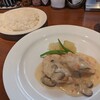 パ・ド・ドゥ - 料理写真:メインとライス　桜美鶏のソテーホワイトソース
