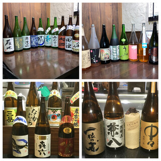 We also have a wide variety of sake (Santori) available.