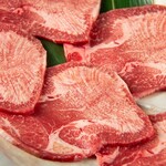 Thinly sliced Cow tongue