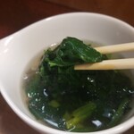 キッチン ブルー グローブ - ほうれん草はタップリ