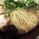 自己流ラーメン綿麺 - にんにくラーメン 大盛（麺）