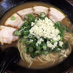 自己流ラーメン綿麺 - にんにくラーメン 大盛