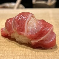 鮨 利﨑 恵比寿 - 大トロ