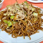 伊勢屋 - 鉄板焼きそば 野菜肉入