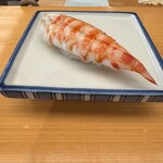 銀座寿司幸本店 - 蒸しエビ