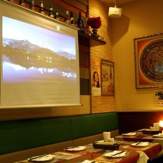 プロジェクターも完備！貸切party◎