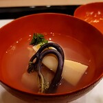 馬車道 大かわ - 焼蛤真丈と新筍