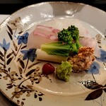 馬車道 大かわ - 鯛　鮃　鮟肝