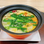 万里庵キッチン - 薬膳辛鍋(鮭) 