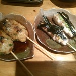 炭焼地鶏 まくら - だんごチーズ＆ささみわさび