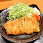 茶寮 ふ川 - 道産豚のとんかつ